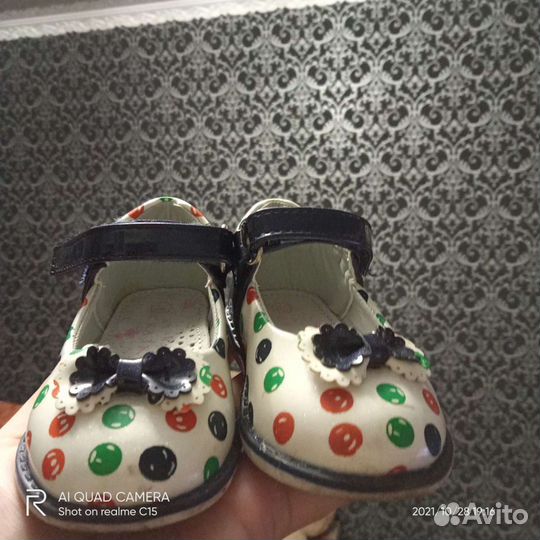 Туфельки для девочки 20 размер