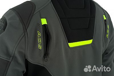 Куртка текстильная Bering diskor Grey/Fluo