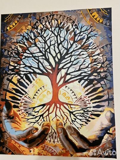 Готовая картина по номерам