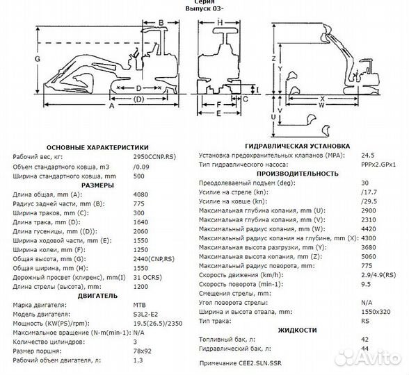 Мини-экскаватор CAT 030SR, 2018