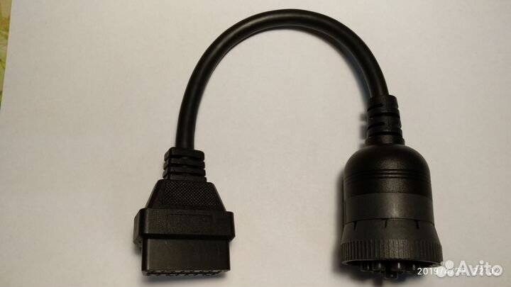 Переходник J1939 Deutsch Cummins 9pin obd2 камаз