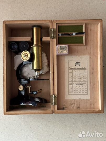 Микроскоп старинный