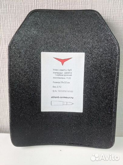 Atlant Armour Плита для бронежилета Бр5