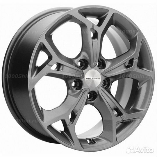 Диск 6,5*17 5*114,3 ET50 66,1 Khomen Wheels KHW1710 Gray (Arkana/Kaptur)