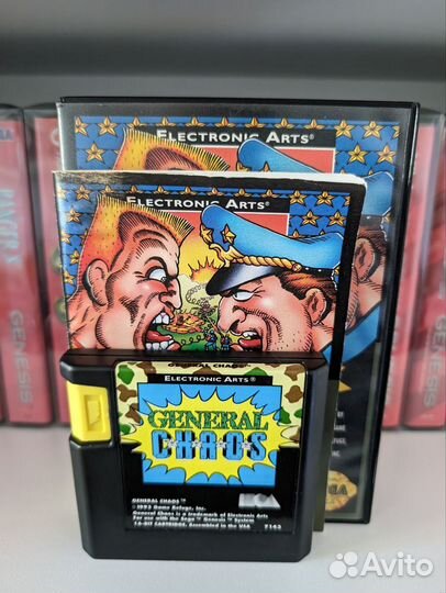 Лицензионная игра General Chaos Sega Genesis