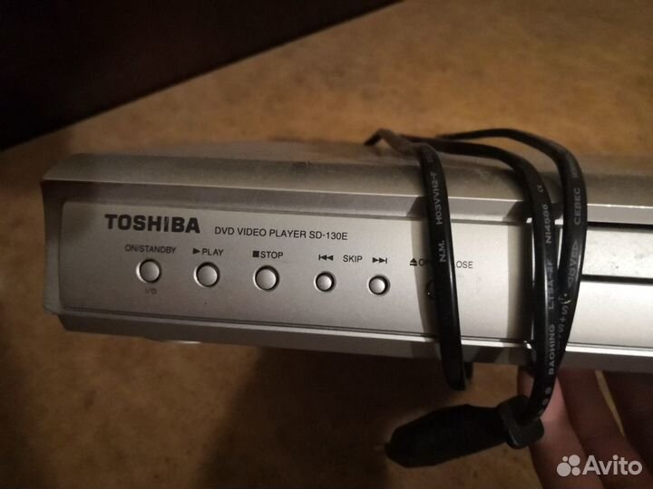 Dvd плеер toshiba sd 130e + диски