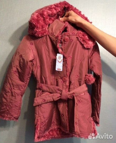 Полупальто для девочки весна
