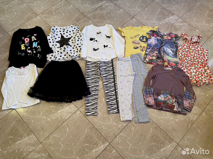 Пакет фирменых вещей 134 для девочки