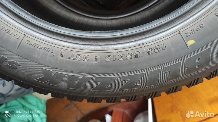 Bridgestone Blizzak Spike-01 185/65 R15