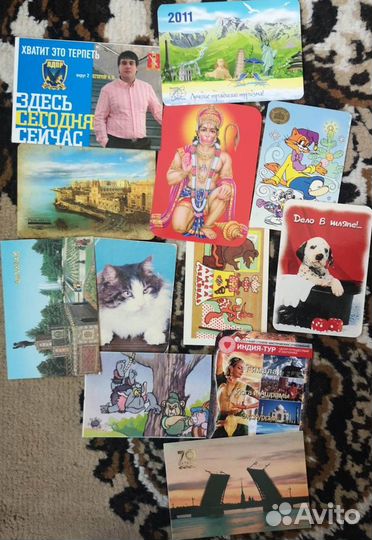Небольшая коллекция календариков