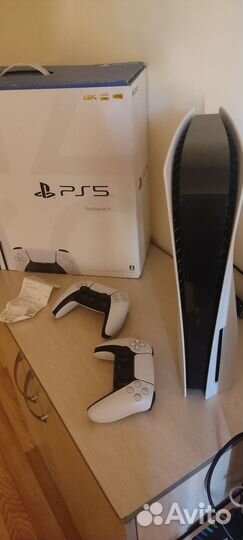 Sony playstation 5 ps5 с дисководом 2 джойстика