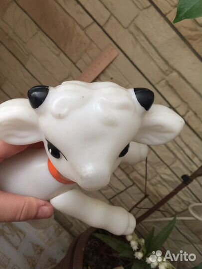 Игрушка СССР. Дутыш. Теленок