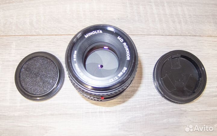 Minolta MD Rokkor 50mm f/1.7, переходник Sony E