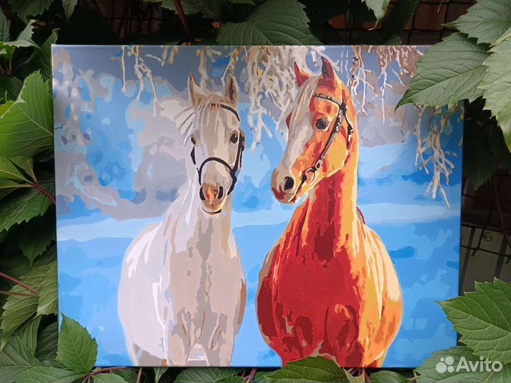 Готовая картина по номерам