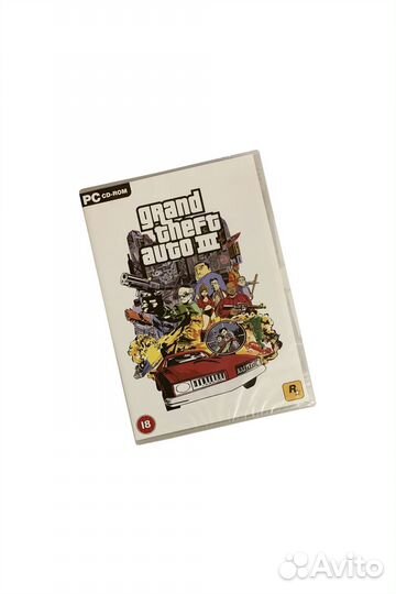 Grand Theft Auto III GTA 3 лицензия Англия DVD-box