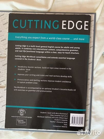 Cutting Edge Pre-Intermediate workbook with key