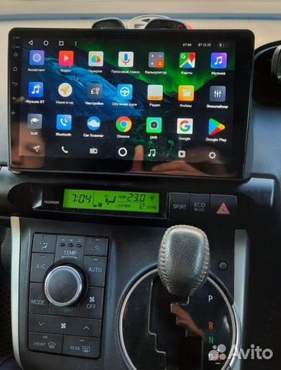 Магнитола 8 ядер Sim Toyota Wish 2