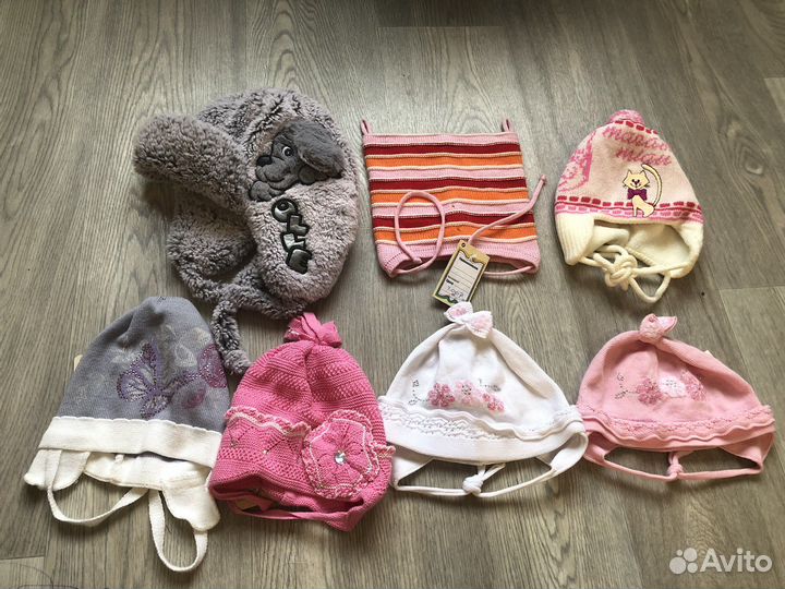 Шапка на девочку 42-44 размер