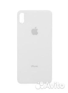 Задняя крышка для iPhone XS Max (белый) с широким