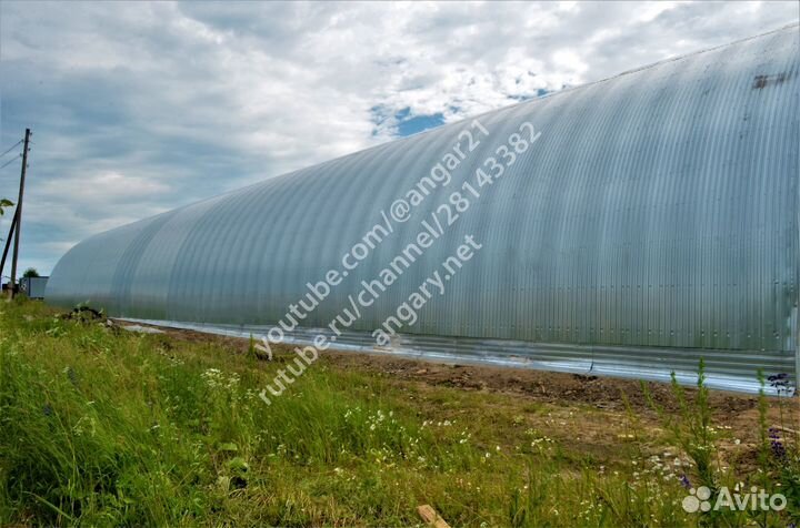 Ангар под ключ 518 м2