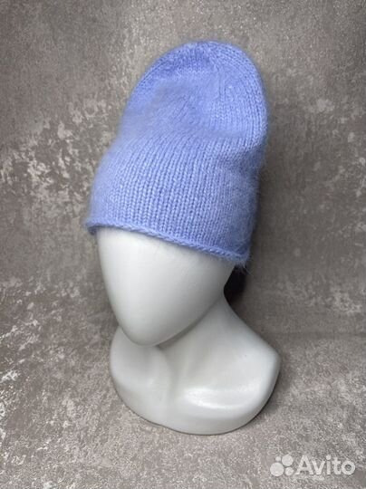 Вязаная шапка «Бини» ручной работы