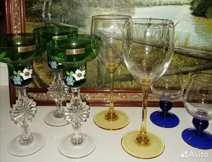 Винтаж вазы. Фужеры