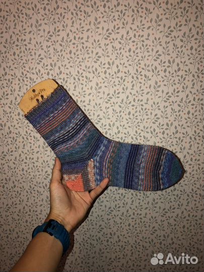 Вязанные носки ручной работы