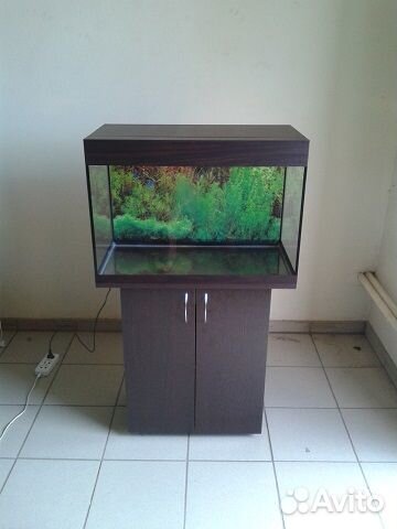 Аквариум100 свет биофильтр фон подставка