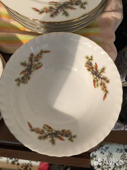 Тарелки Япония (еловые шишки)