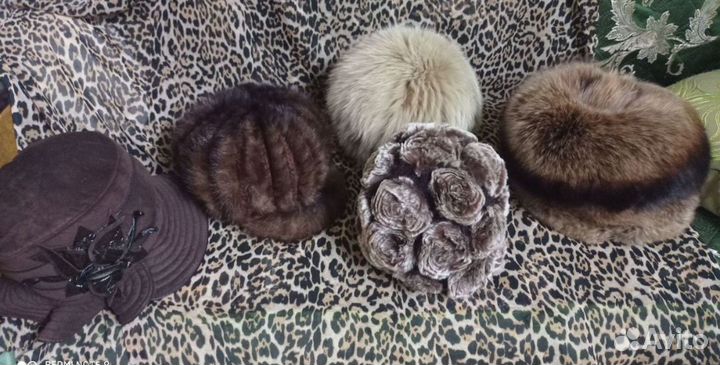 Женские меховые шапки и шляпа