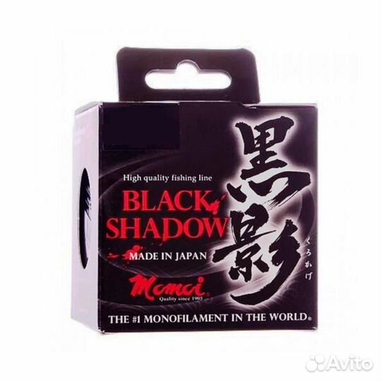 Леска Momoi Black Shadow 0,20мм,4,7кг1400 м,черн