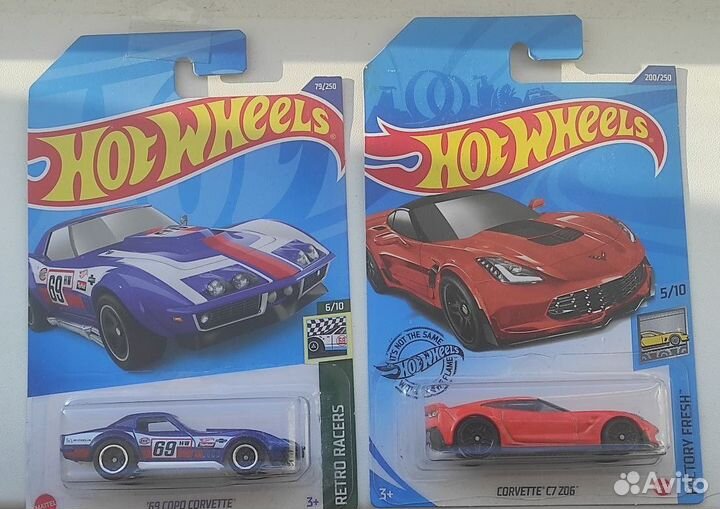 Hot Wheels подборка Chevrolet Corvette