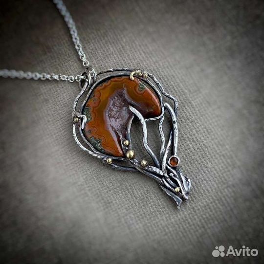 Кулон из агата