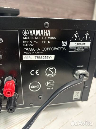 Ресивер yamaha RX-V365