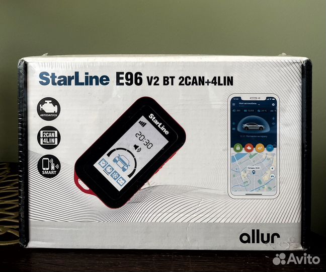 Сигнализация StarLine E96 V2 BT 2CAN+4LIN