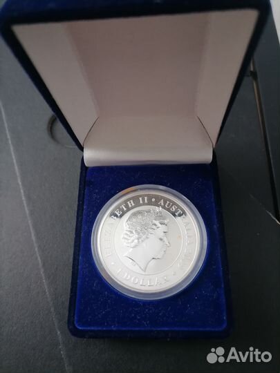 Монета серебро Австралия 1 доллар 2009г Елизавета