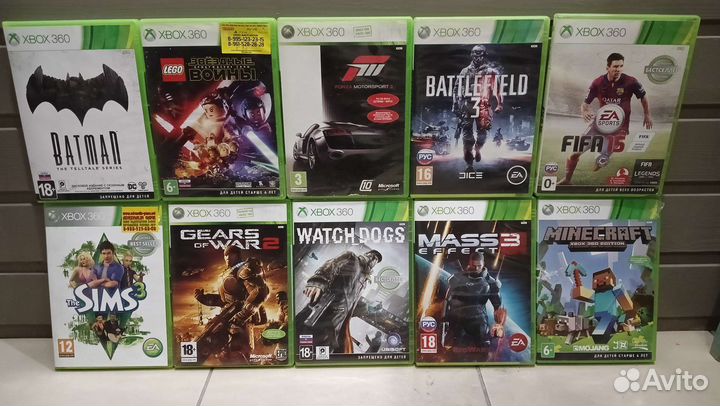 Лицензионные диски Xbox 360