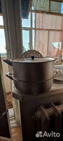 Пароварка алюминиевая