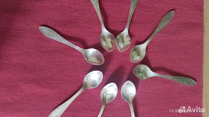 Ложечки кофейные мельхиор