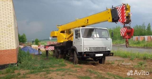 Аренда и услуги автокрана, 21.7 м, с гуськом 9 м