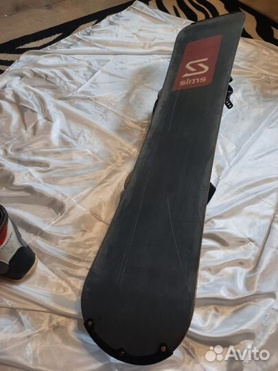 Сноуборд с ботинками