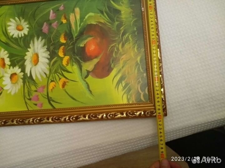 Картина, цветы 76на 40