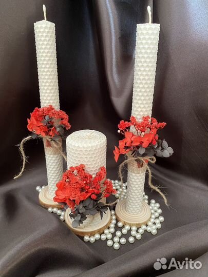 Свадебные свечи семейный очаг