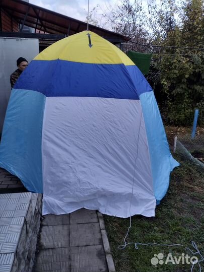 Палатка для зимней рыбалки бу 4х местная Стек