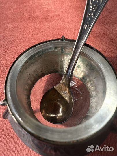 Солонка СССР с ложкой