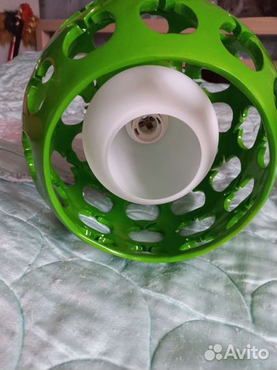 Светильник новый зелёный яблоко