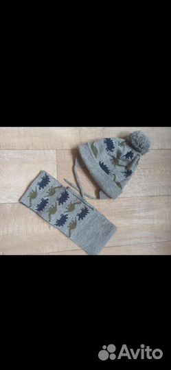 Шапка и шарф zara