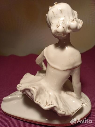 Статуэтка балерина СССР, фарфор,лфз