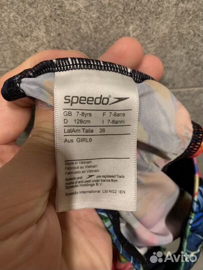 Купальник для девочек 128 Speedo