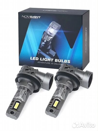 Сверх яркие светодиоды Novsight N63 6500k, комплек